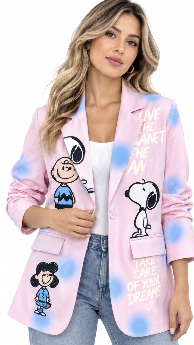 Blazer Rosado Snoopy