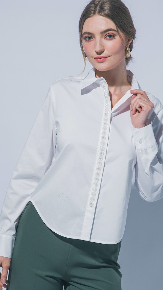 Camisa Perlas