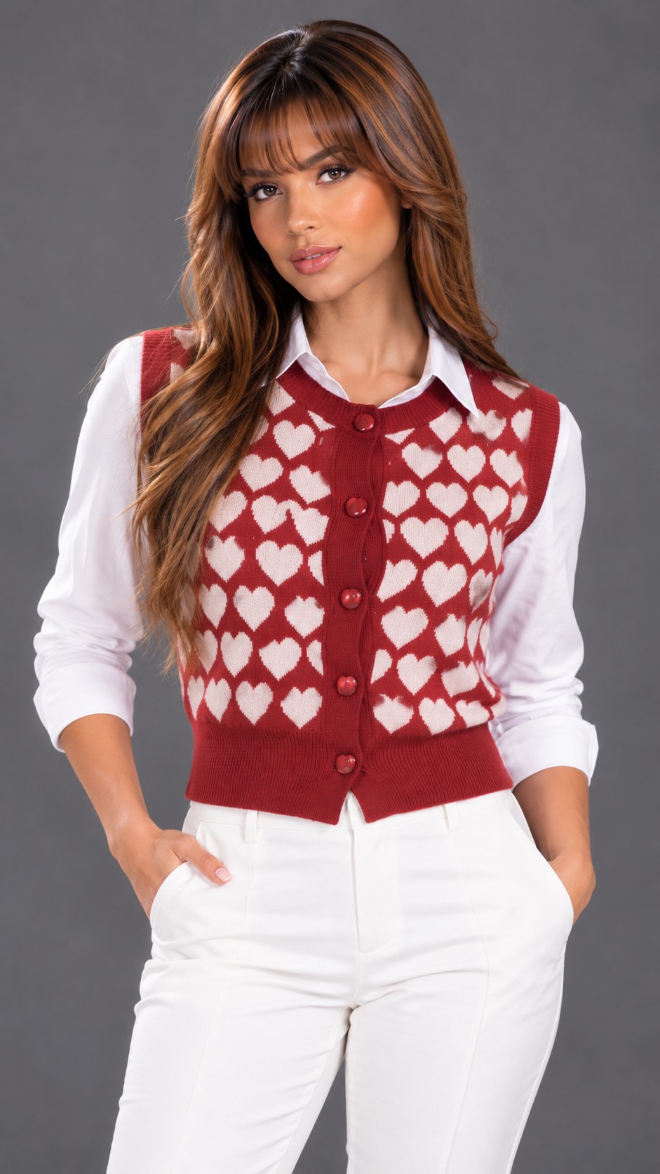 Chaleco Sastreado Sweet Hearts