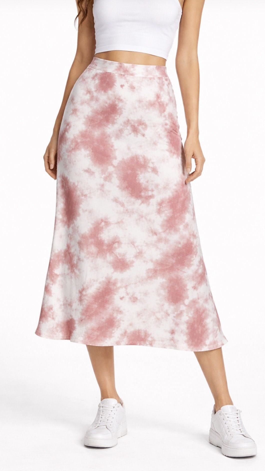 Falda Midi Tie Dye