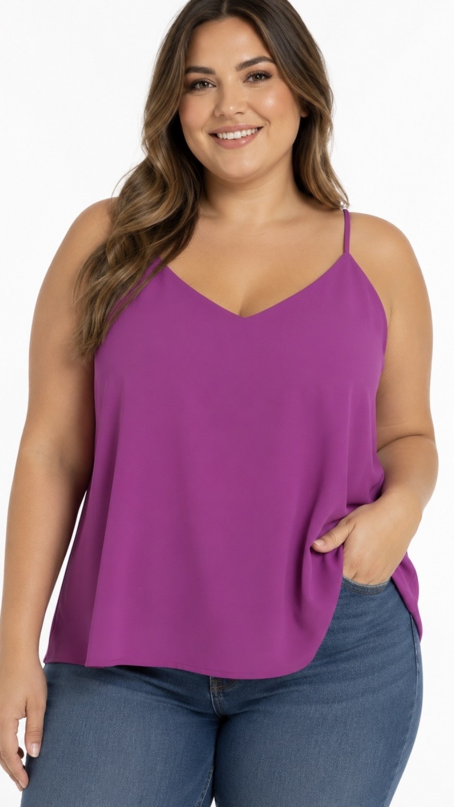 Blusa Tirantes Morada