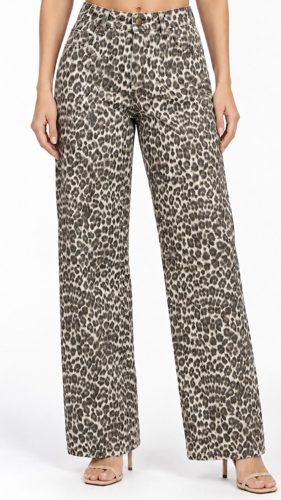 Pantalón Wide Leg Animal Print