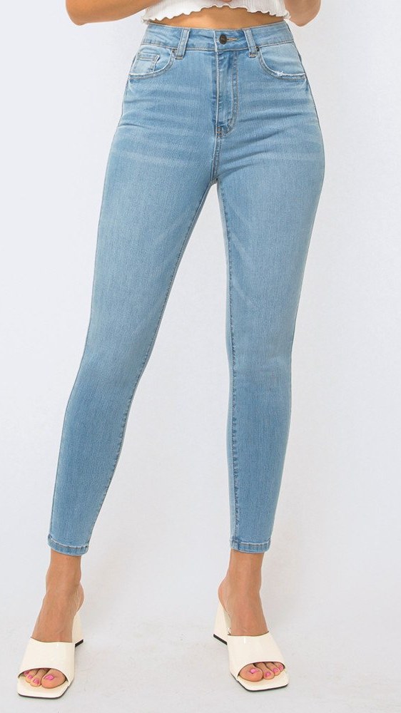 Jean Skinny Celeste Claro