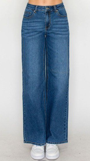 Jean Wide Leg Azul