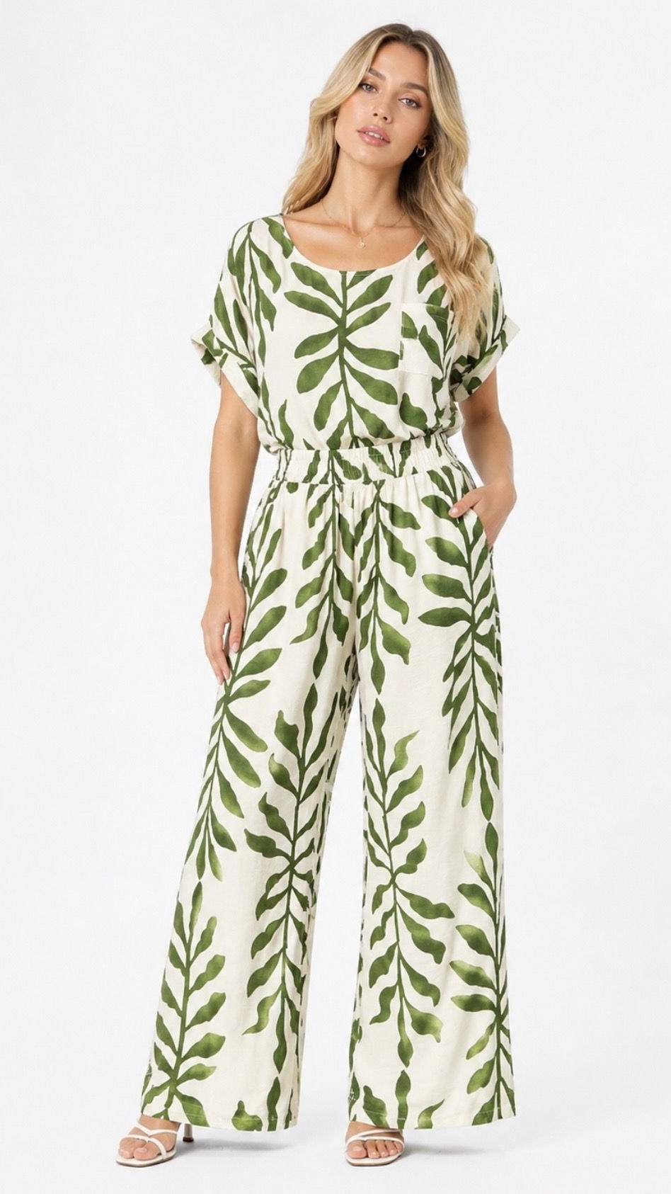 Conjunto Hojas Verdes