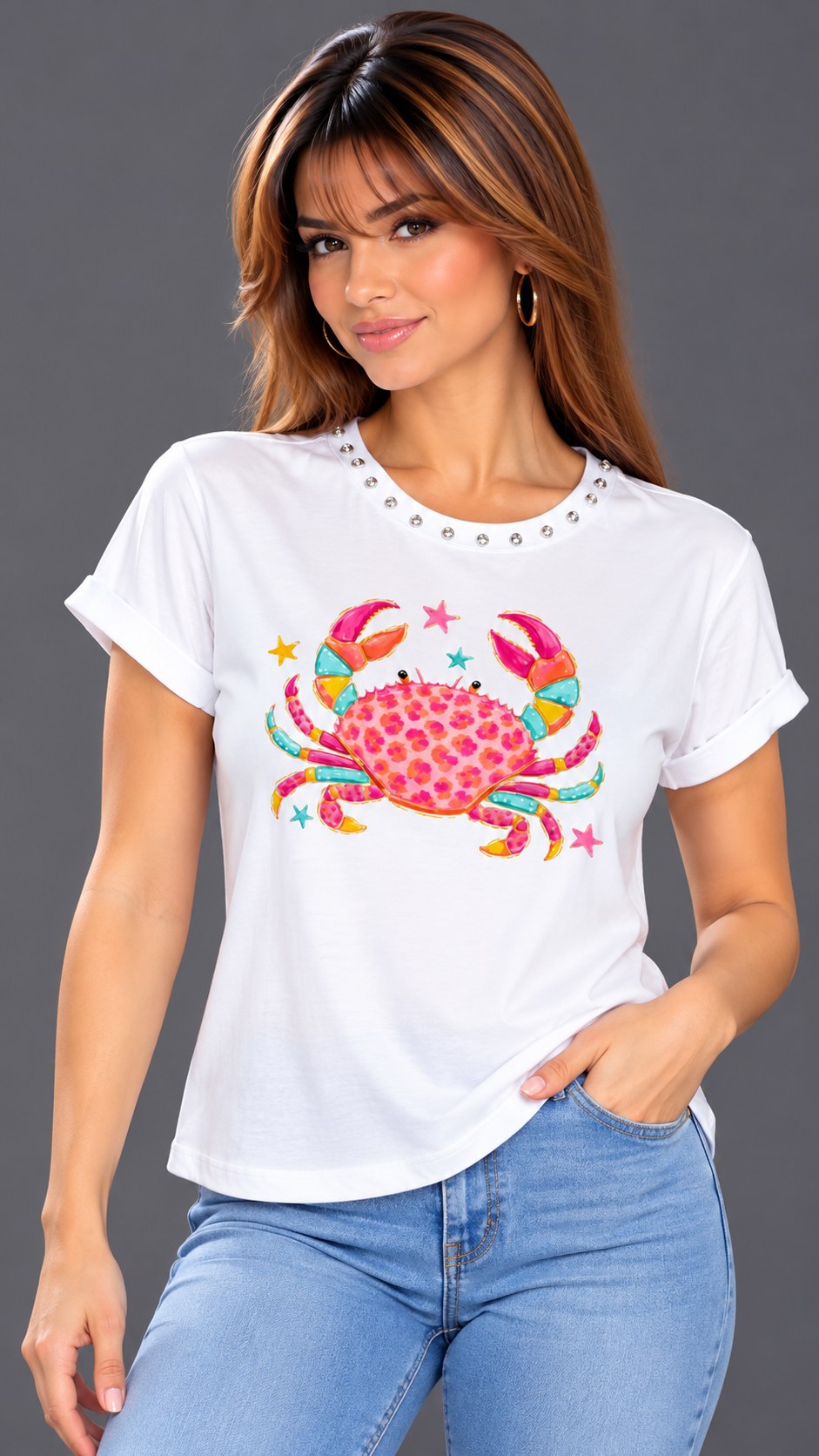 Camiseta Cangrejo Pop Vintage