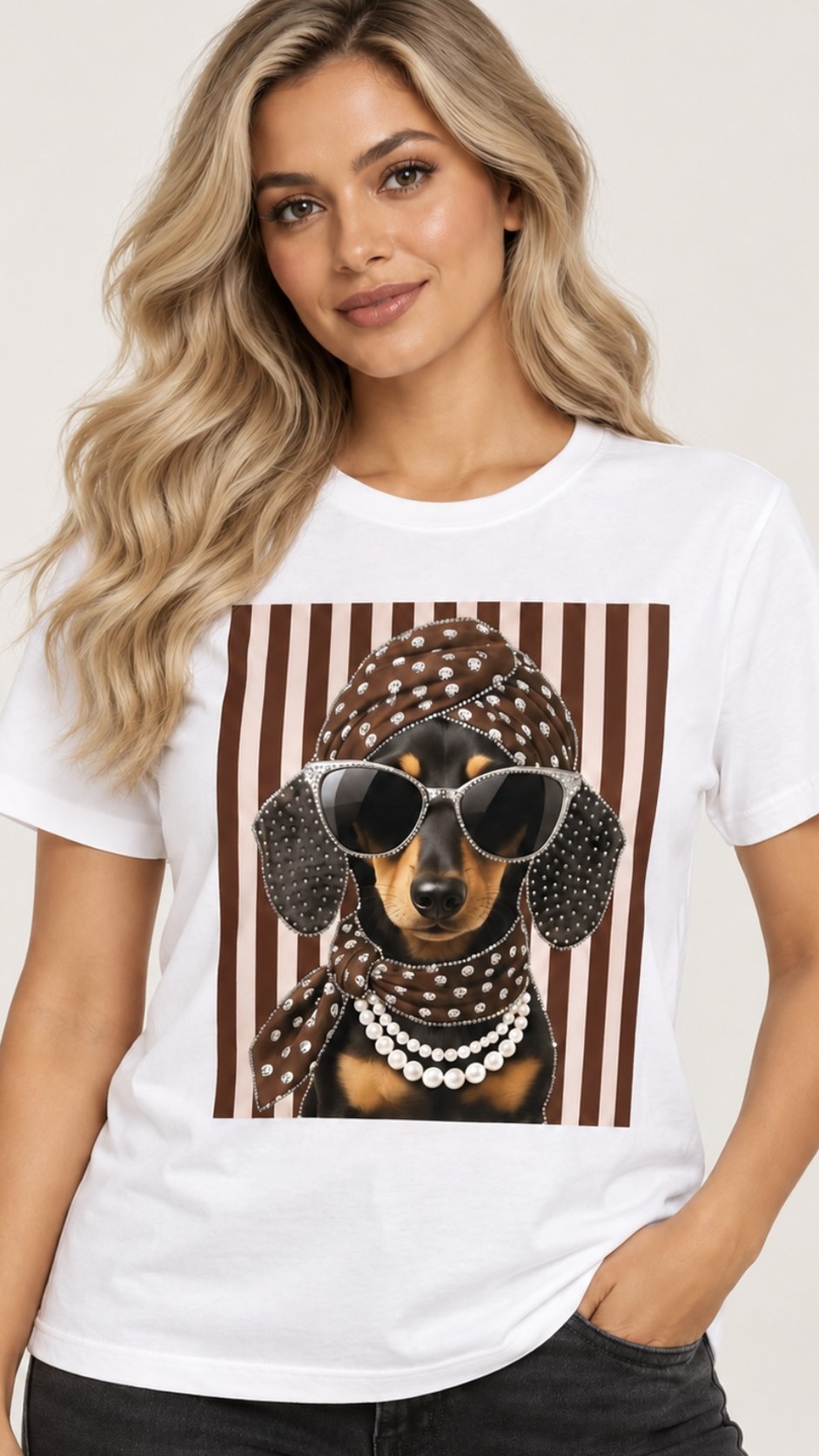 Camiseta Salchicha Café Pop Vintage